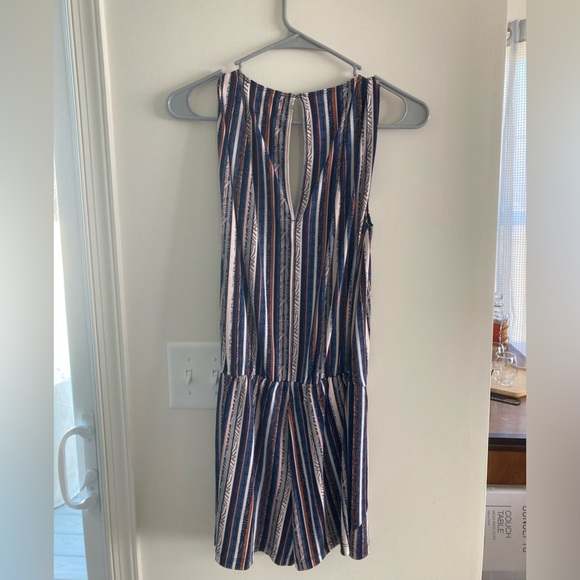 Striped Romper - Picture 2 of 3